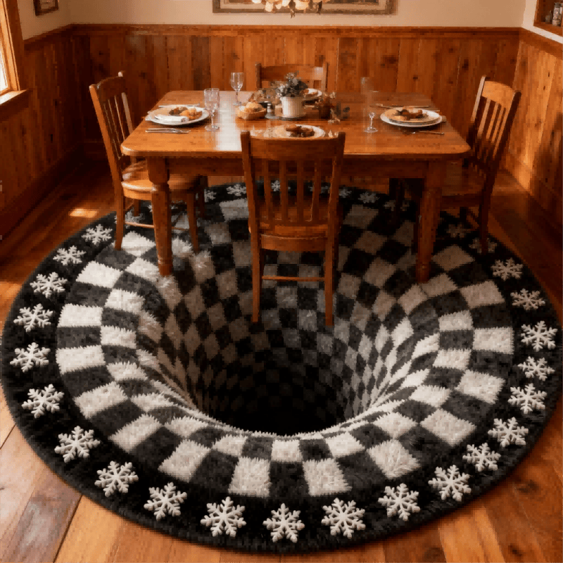 Ownkoti Black Hole 3D-karierter Teppich - image 2