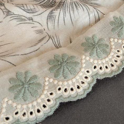 Ownkoti Bettwäsche aus reiner Baumwolle im Vintage-Stil mit botanischen Motiven - image 7