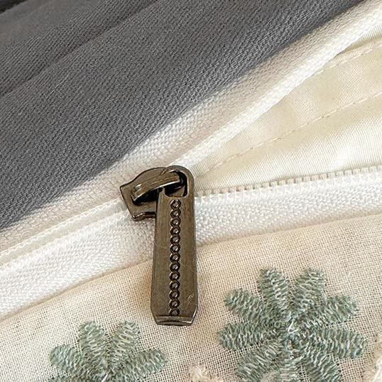 Ownkoti Bettwäsche aus reiner Baumwolle im Vintage-Stil mit botanischen Motiven - image 9