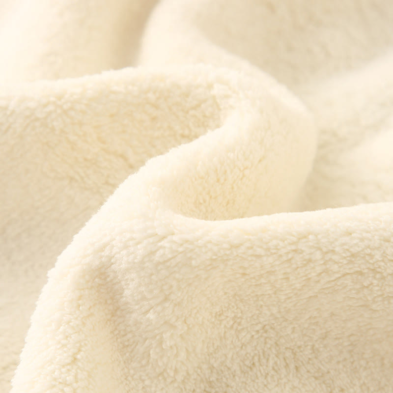 Passender Familienbademantel aus einfarbigem Plüsch - image 6