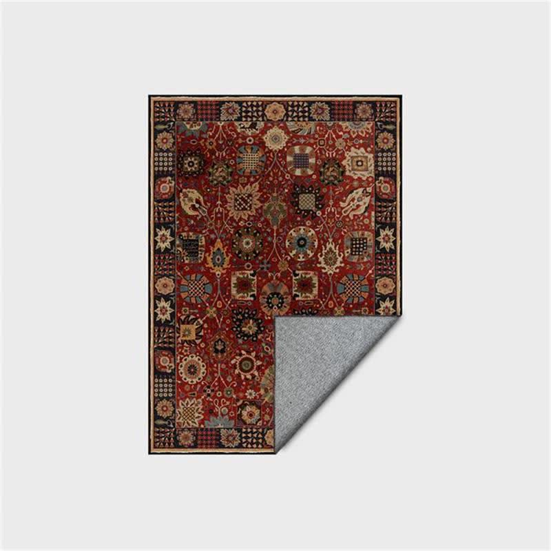 Ownkoti Vintage Perser-Rechteck-Waschbarer Teppich - image 4