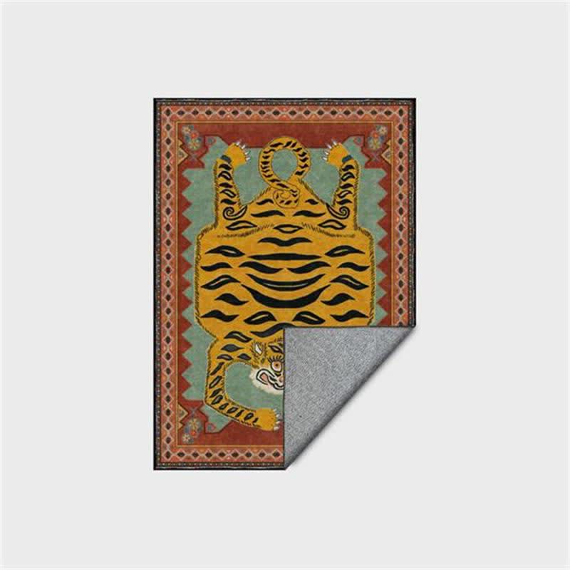 Ownkoti Tibetischer Tiger Faltbarer Rechteckiger Teppich - image 4