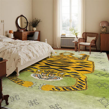 Ownkoti Ethnischer tibetischer Tiger-Rechteckteppich - image 8