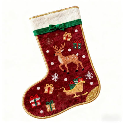 Weihnachtlicher, strumpfförmiger Teppich - image 4