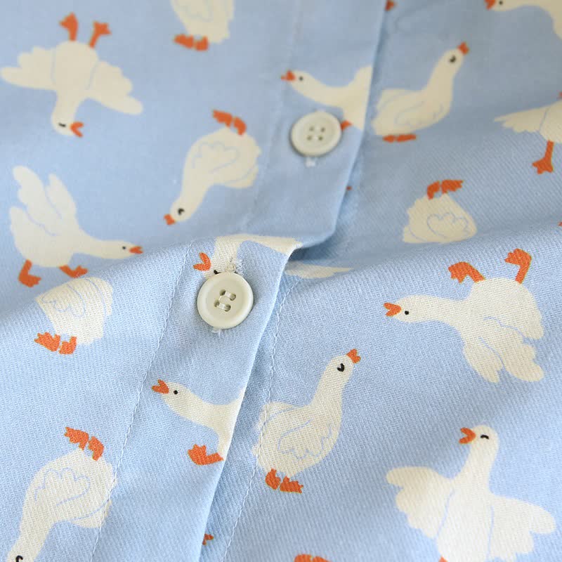 Loungewear-Set aus gebürsteter Baumwolle von Goose - image 4