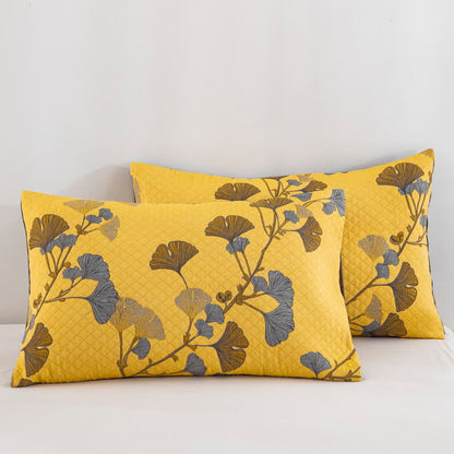 Wendbare Tagesdecke aus Bio-Baumwolle mit Ginkgo-Blatt - image 23