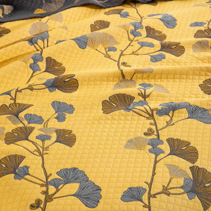 Wendbare Tagesdecke aus Bio-Baumwolle mit Ginkgo-Blatt - image 25