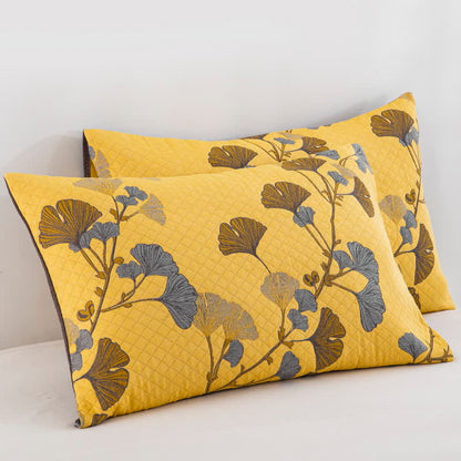Wendbare Tagesdecke aus Bio-Baumwolle mit Ginkgo-Blatt - image 24