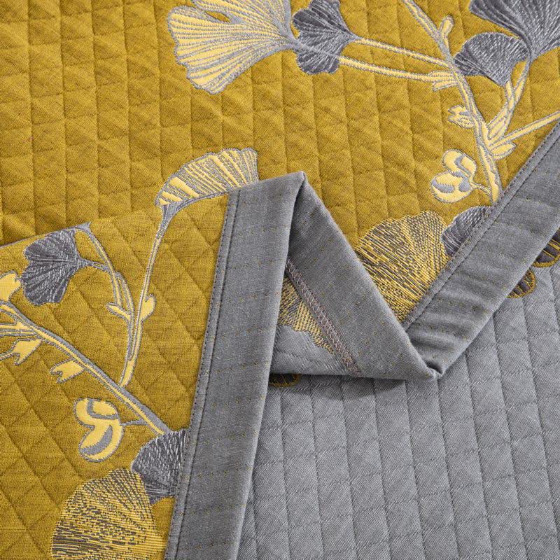 Wendbare Tagesdecke aus Bio-Baumwolle mit Ginkgo-Blatt - image 40