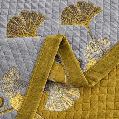 Wendbare Tagesdecke aus Bio-Baumwolle mit Ginkgo-Blatt - image 50