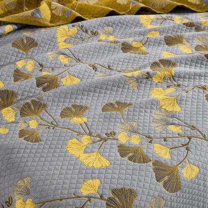 Wendbare Tagesdecke aus Bio-Baumwolle mit Ginkgo-Blatt - image 48