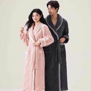 Unisex Fleece Plüsch-Bademantel - image 0