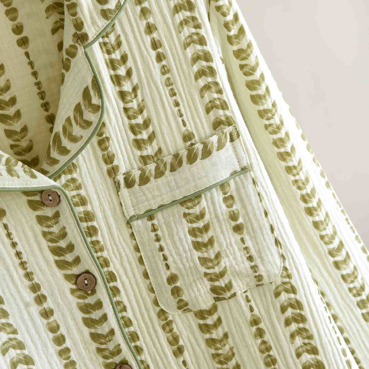 Loungewear-Set aus Baumwolle mit Streifenmuster - image 5