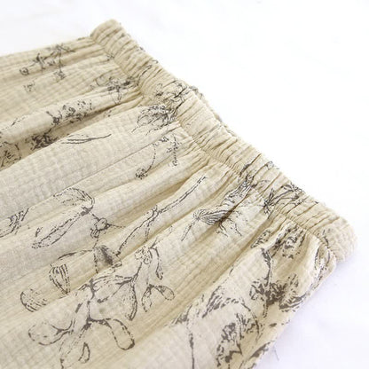 Elegantes Loungewear-Set aus Baumwolle mit Vintage-Blumenmuster - image 12
