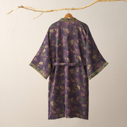 Kimono-Bademantel aus Ginkgo-Biloba-Baumwolle - image 39