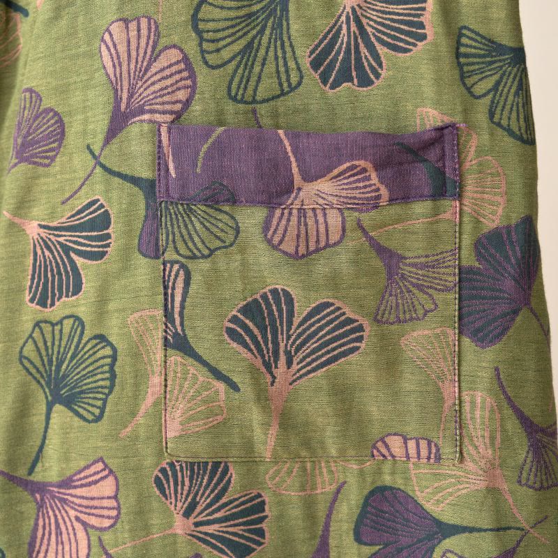 Kimono-Bademantel aus Ginkgo-Biloba-Baumwolle - image 49