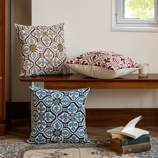 Kissenbezug aus Chenille im Vintage-Stil - image 0