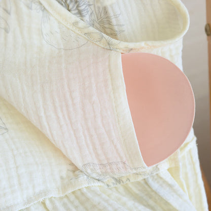 Pyjama-Set aus Baumwolle mit Blätterprint, Trägertop und Baumwollunterwäsche - image 8