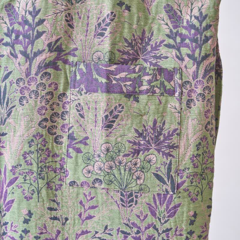 Kimono-Robe aus Baumwollgaze mit botanischem Bezug - image 13