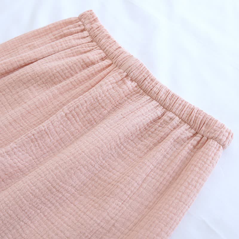 Kimono-Loungewear aus Baumwollgaze mit Schmetterlingsstickerei - image 13