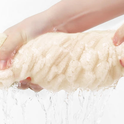 Ownkot Unisex-Bademantel mit Kapuze, einfarbig, saugfähig - image 8