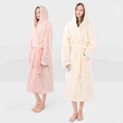Ownkot Unisex Wolkenweicher Kapuzen-Plüschbademantel - image 1