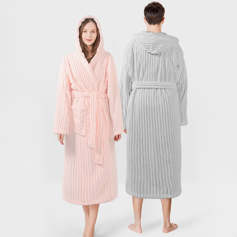Ownkot Unisex Wolkenweicher Kapuzen-Plüschbademantel - image 0