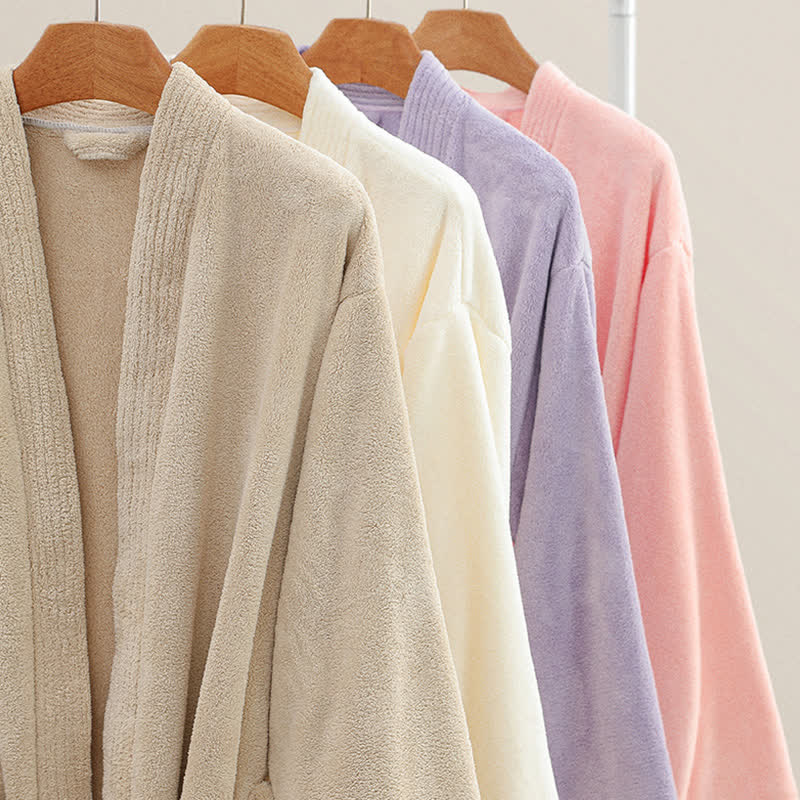 Ownkot Unisex Gemütlicher Hotel- und Spa-Bademantel aus Frottee - image 1