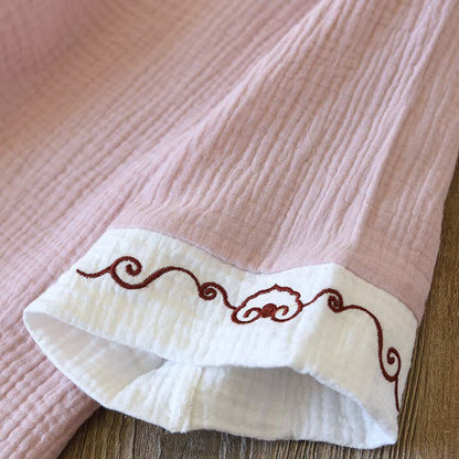 Loungewear im orientalischen Stil aus Baumwollgaze, Kimono - image 14