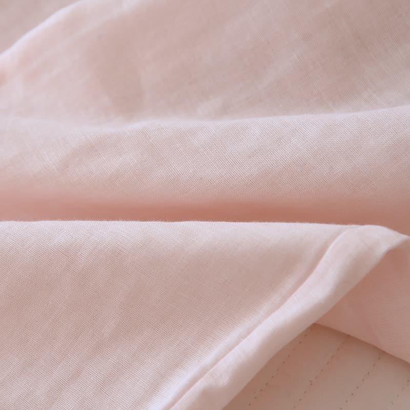 Kimono-Loungewear aus Baumwollgaze mit Blumenstickerei - image 10