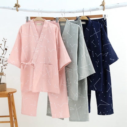 Partner-Kimono-Loungewear aus Baumwolle - image 0