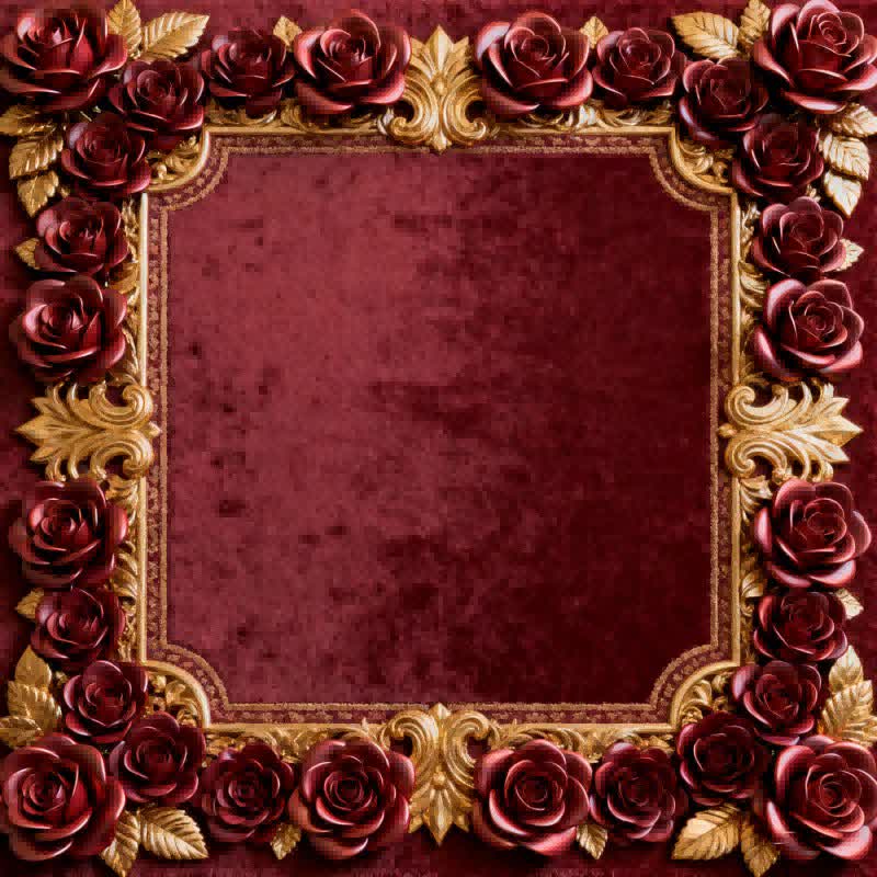 Romantischer Rosen-Teppich mit Anti-Rutsch-Effekt und 3D-Effekt - 150cm x 240cm - image 3