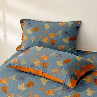 Tagesdecke aus Baumwollgaze-Jacquard „Ginkgo Biloba“ - image 2
