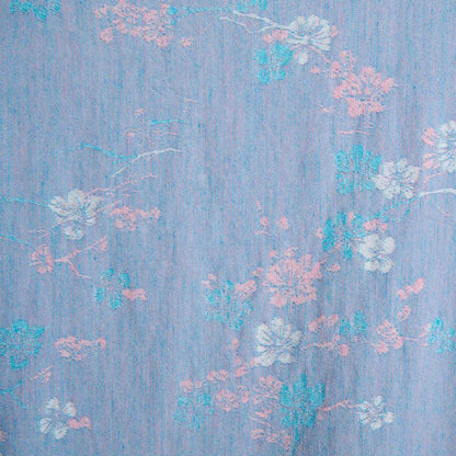Anmutiger Kimono-Bademantel aus Baumwollgaze mit Pflaumenblütenmuster - image 5