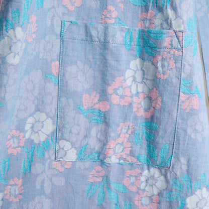 Charmante Kimono-Robe aus Baumwollgaze mit Blumenmuster - image 11