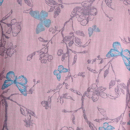 Eleganter Kimono-Bademantel aus Baumwollgaze mit Blumenmuster und Schmetterlingsmotiven - image 11