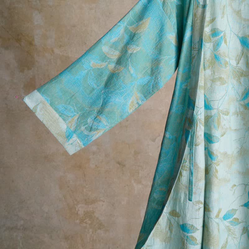 Kimono-Bademantel aus Naturbaumwollgaze - image 10
