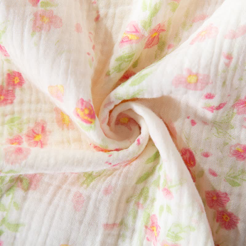 Elegantes Pyjama-Set aus begonienfarbener Baumwollgaze - image 13