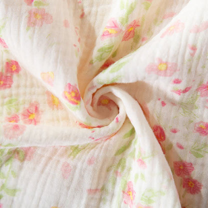 Elegantes Pyjama-Set aus begonienfarbener Baumwollgaze - image 13