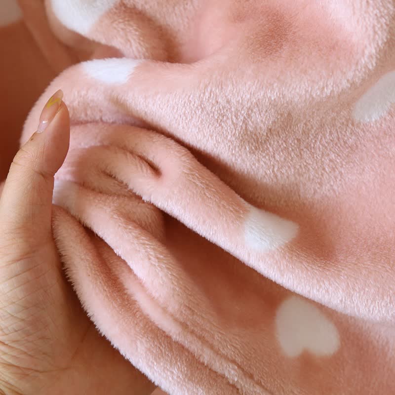 Partner-Kimono aus Plüsch mit Herzmotiv - image 11