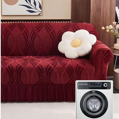 Jacquard-Elastik-Sofaüberzug mit rutschfester Oberfläche - image 8