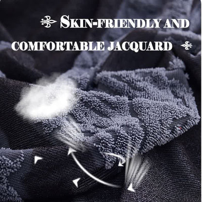 Jacquard-Blattmuster, elastischer Rundum-Überzug - image 9