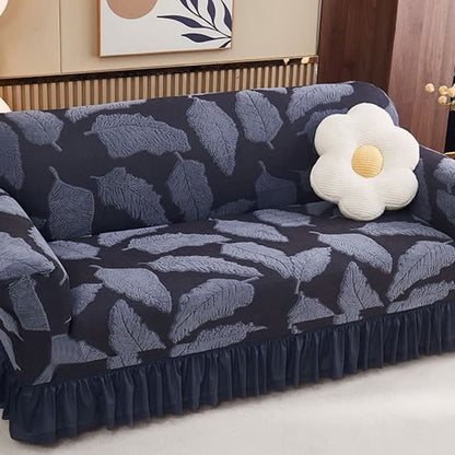 Jacquard-Blattmuster, elastischer Rundum-Überzug - image 6