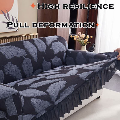 Jacquard-Blattmuster, elastischer Rundum-Überzug - image 8