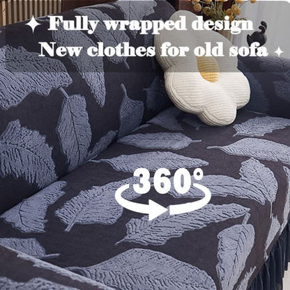 Jacquard-Blattmuster, elastischer Rundum-Überzug - image 10