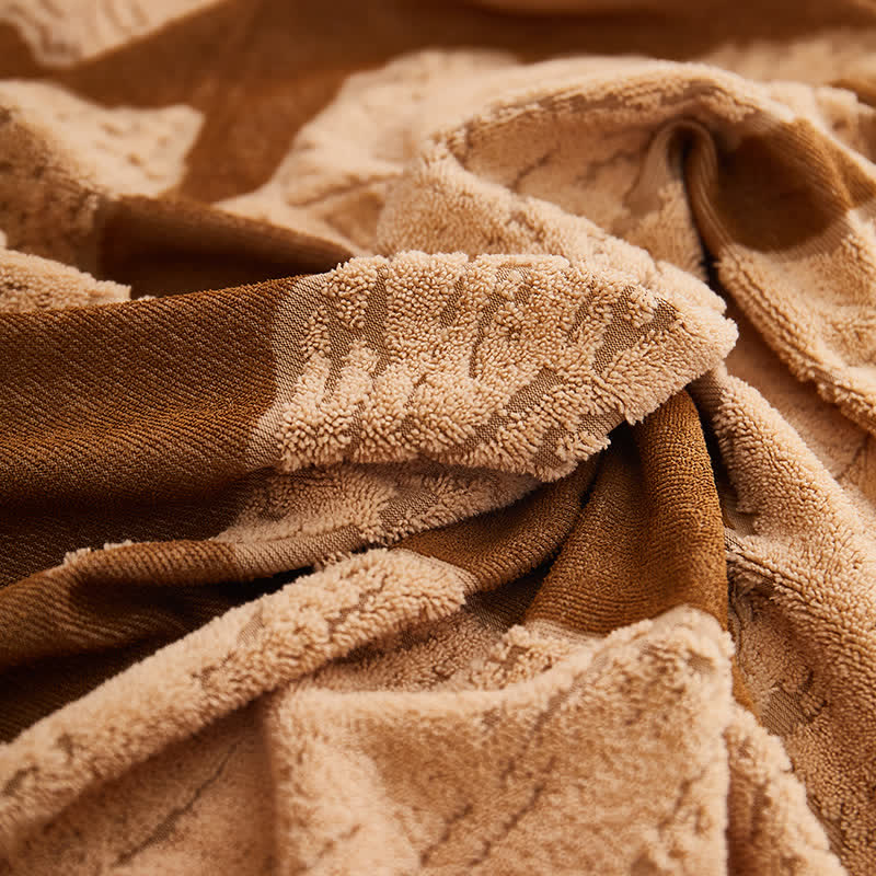 Jacquard-Blattmuster, elastischer Rundum-Überzug - image 4