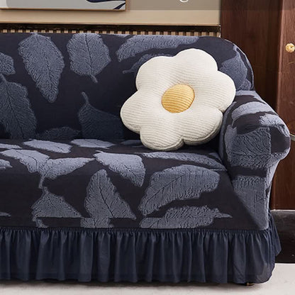 Jacquard-Blattmuster, elastischer Rundum-Überzug - image 7