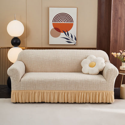 Elastischer, vollständig umschließender Universal-Überzug - Beige - 4-Sitzer 92" - 118" - image 10