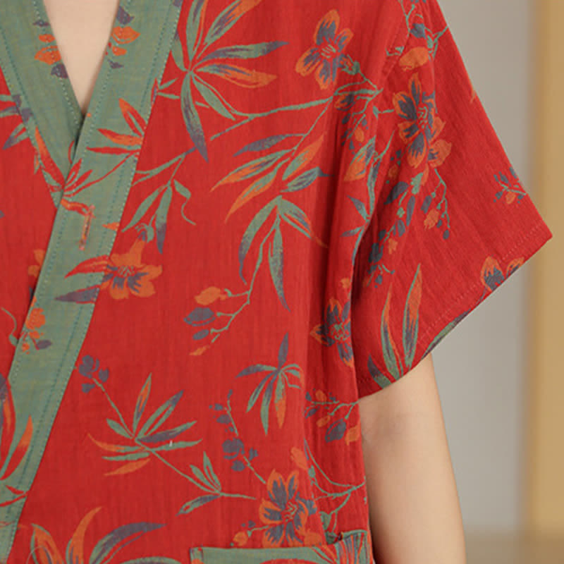 Schnelltrocknender Kimono-Pyjama aus Baumwollgaze - image 3