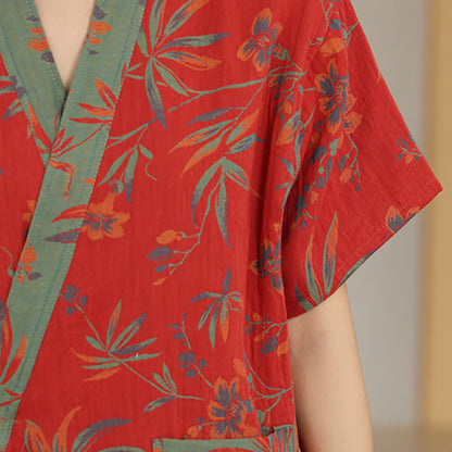 Schnelltrocknender Kimono-Pyjama aus Baumwollgaze - image 3